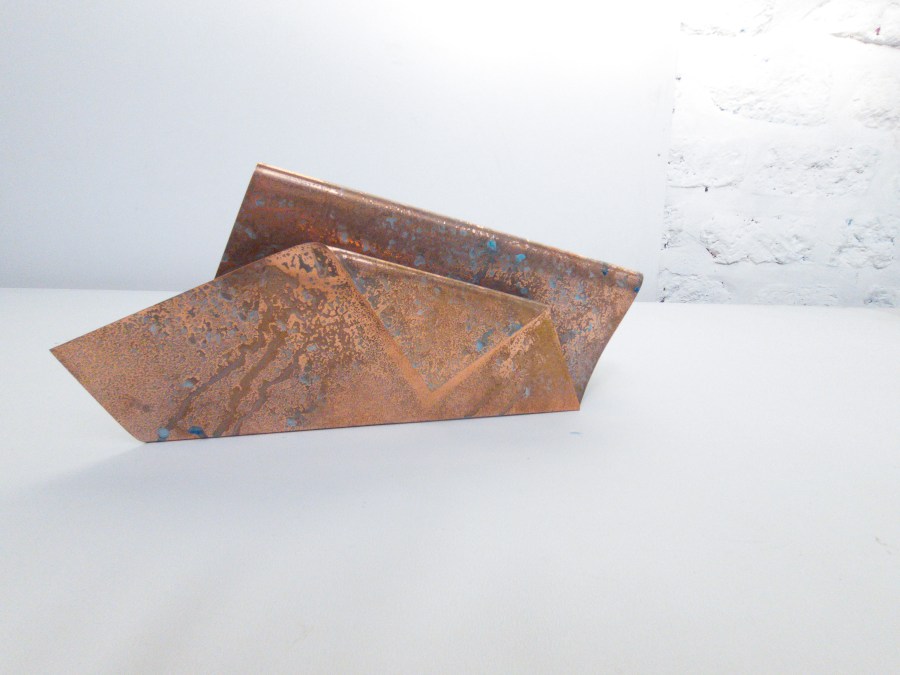 Pliage (cuivre oxydé)